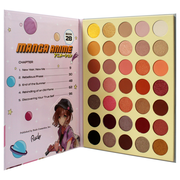 Manga Anime 35 Pressed Pigment and Shadow Book 2B Rude Cosmetics-1.34oz - Picture 2 of 4
